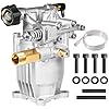 YAMATIC 3/4" Shaft Horizontal Pressure Washer Pump 3000 PSI @ 2.5 GPM Replacement Pump for Power Washer Compatible with Homelite, Troybilt, Simpson, Honda gc160 AR rmv 2.5g30 and More