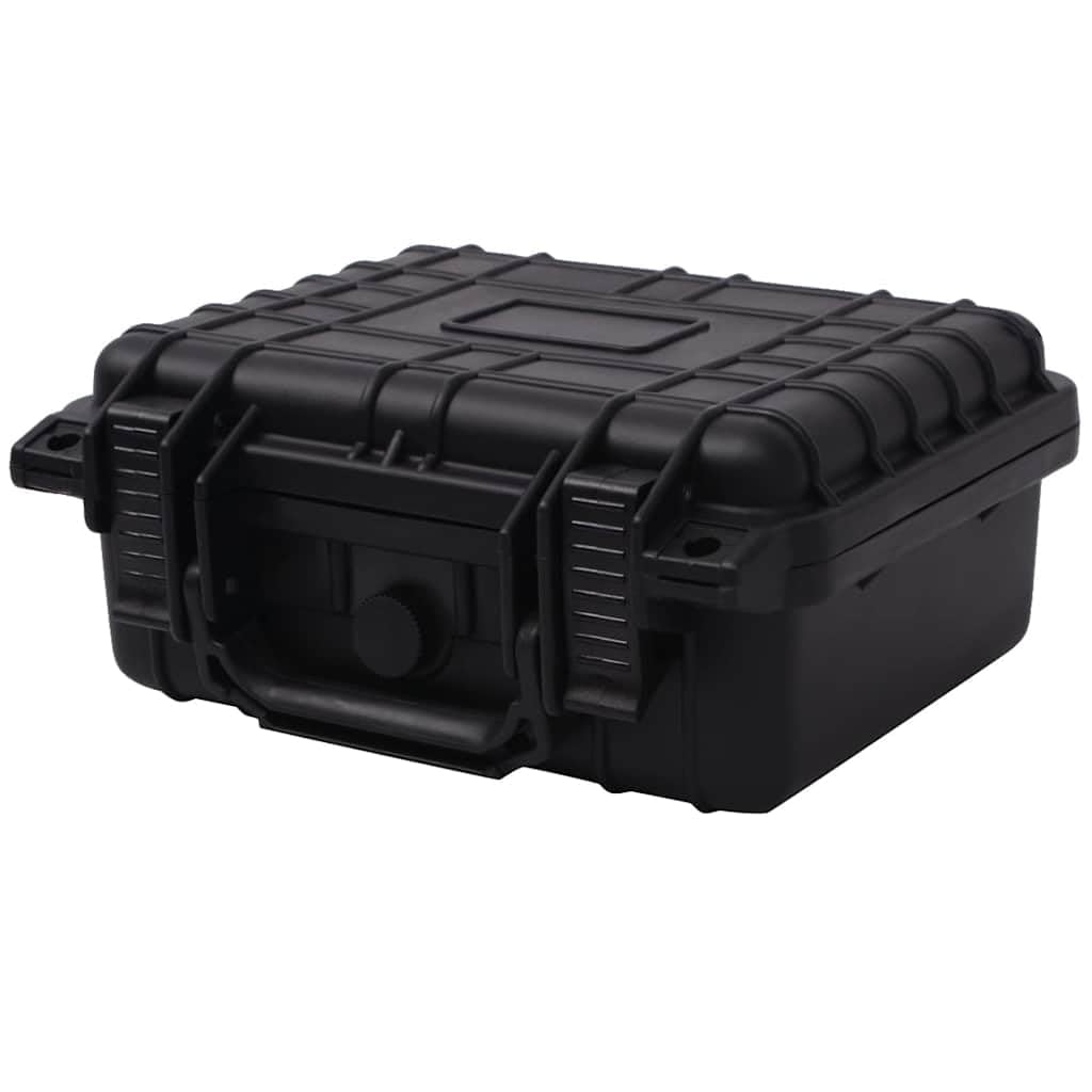 Mangloder - Valigetta universale nera, 27 x 24,6 x 12,4 cm, con guscio rigido, impermeabile, antiurto, con inserti in schiuma, ideale per fotocamera, obiettivo, accessori, outdoor, viaggi, protezione