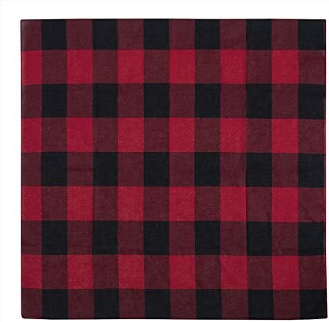 Rothco Bandana a cuadros rojos, 61 x 61 cm, cubierta facial extra...