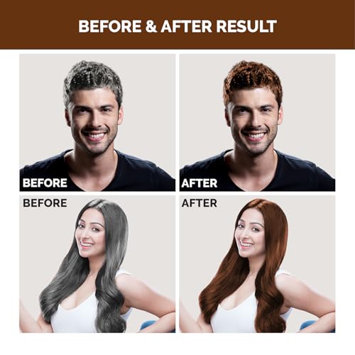 Image of Natural Brown 20 Minutes Gel Hair Color, Fruitberries Extracted - 100% Grey Coverage, No Skin Stain- 500ML Developer and 500ML Colorant, Pack of 1