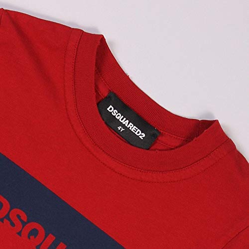 DSQUARED2 Bambino DQ02UT D00MR Red T-Shirt Inverno...