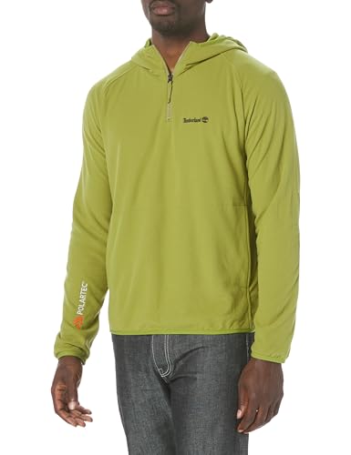 Timberland Men's Polartec 1/4 Zip Hooded Fleece