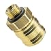 Produktbild Rectus Druckluftkupplung Stecknippel Schnellkupplung RQS Stecker aus Messing NW 7,2mm (1/4", Kupplung mit Aussengewinde)