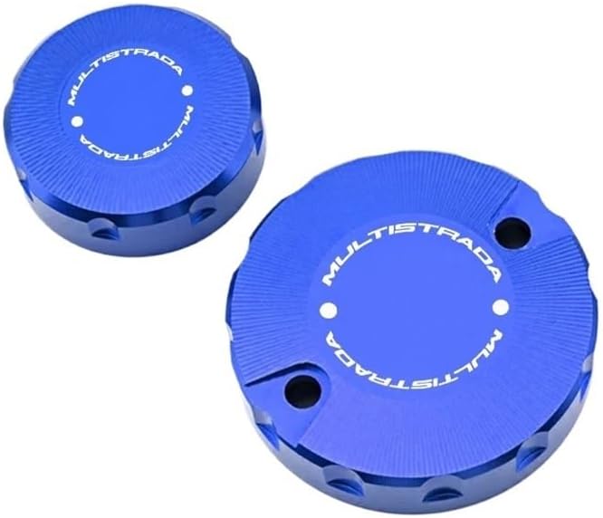 Fluid Reservoir Cap for Multistrada 950 1100 1200 1260 1200S 1260S V2 V4 Motorcycle CNC Front Rear Brake Fluid Reservoir Cover Accessories