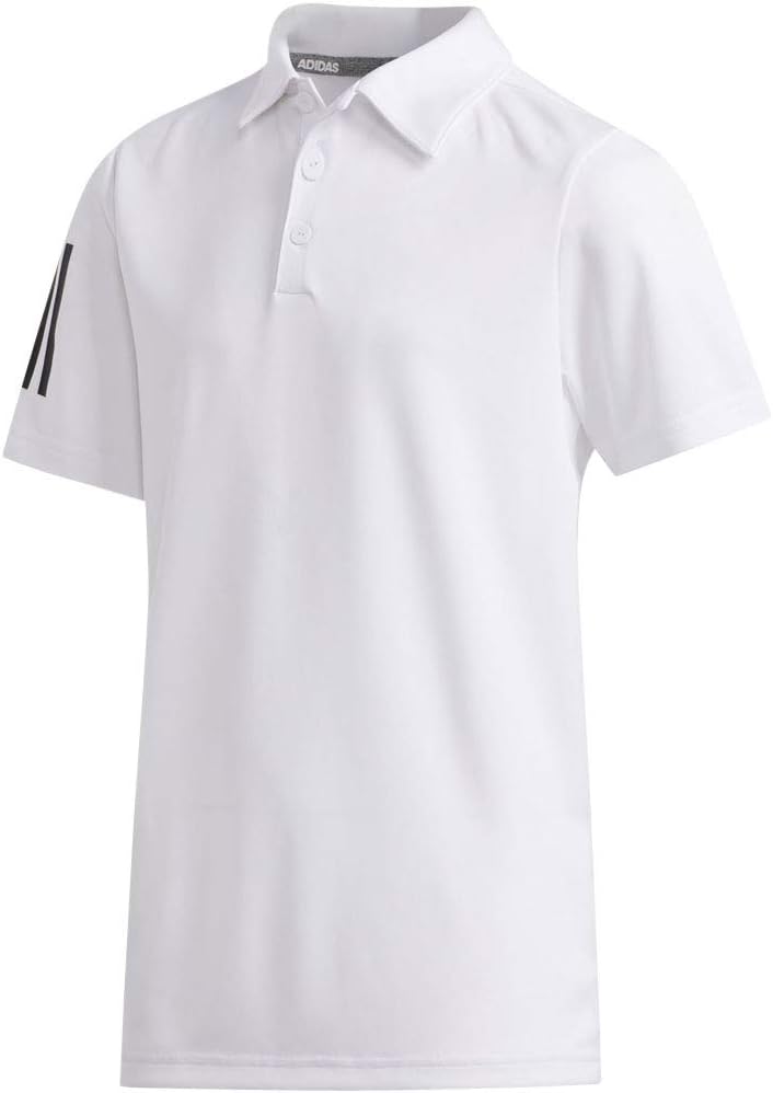 adidas Boys' 3-Stripes Golf Polo Shirt