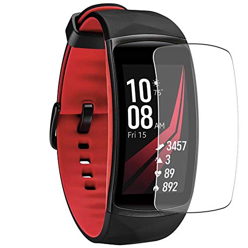 Puccy 4 Pack Screen Protector Film, compatible with Samsung Galaxy gear fit2 pro / fit2 fit 2 TPU Guard （ Not Tempered Glass Protectors ）