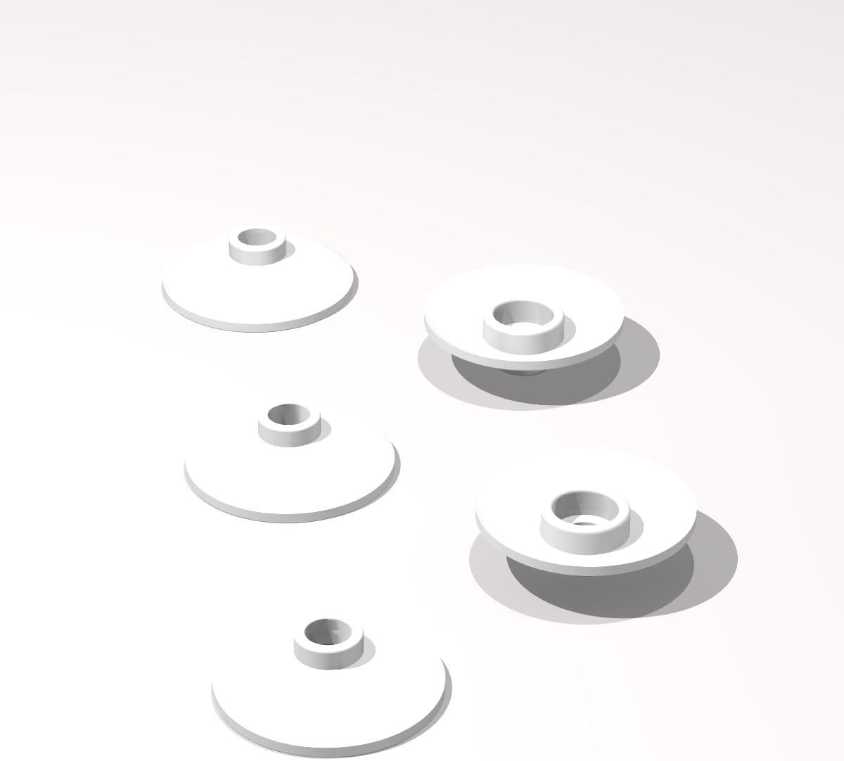 Classic Building Transparent Color Dish Lamp Cap Bulk，Dish 2x2 Inverted (Radar) 500 Piece, Compatible with Lego Parts and Pieces: Dish 2x2 Transparent Color (Color:Transparent Color)