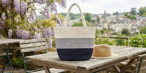 Image of Handbag for Women | Handmade Natural Cane & Dry Grass Tote Bag | Stylish Shoulder Bag for Women | Ladies Purse for Office, Travel & Daily Use | Traditional Indian Hand Bag | Gift for Women