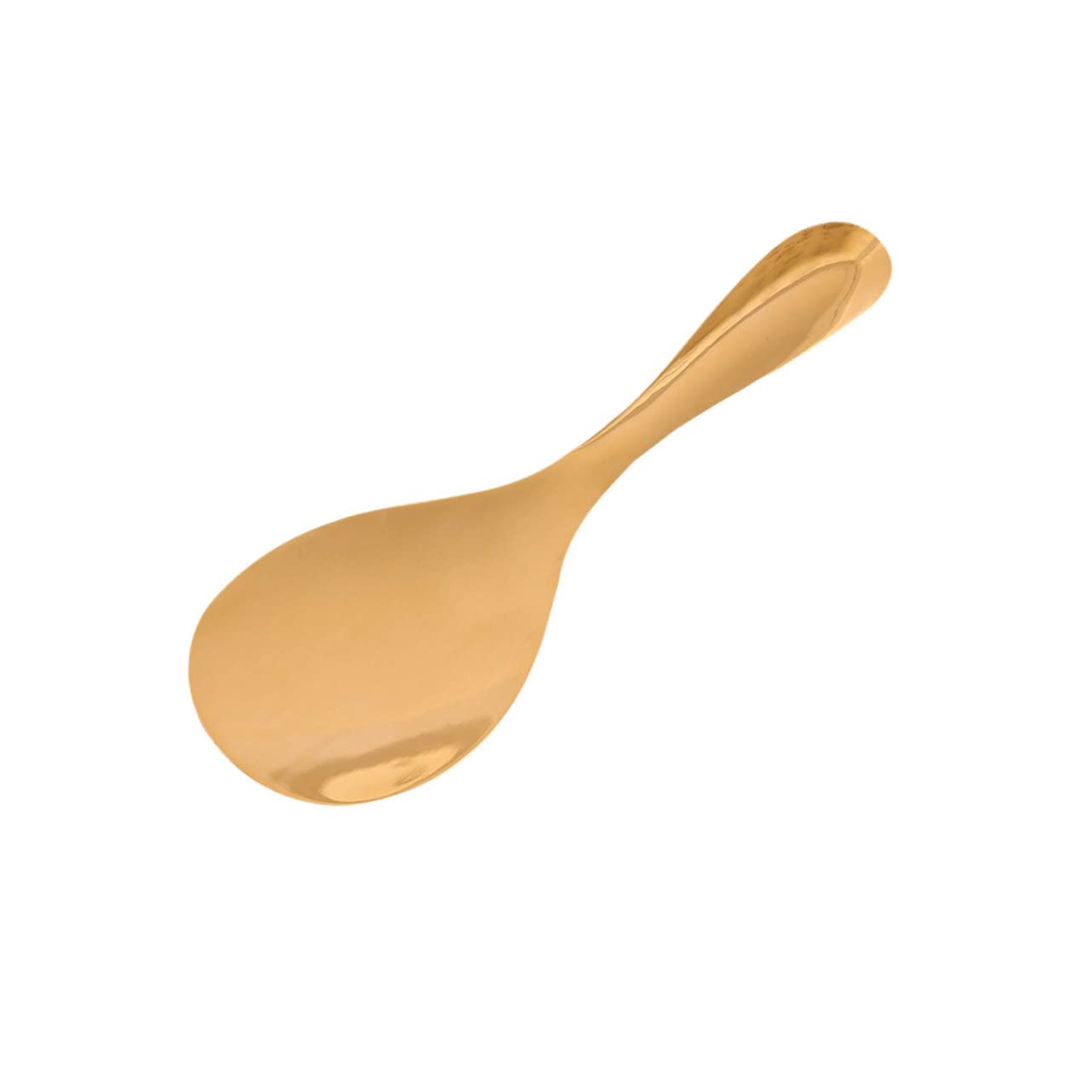CIYODO Pure Copper Rice Shovel Non-stick Rice Spoon Chinese Rice Paddle Rice Cooking Household Non Stick Scoop Nonstick Rice Paddle Rice Spatula Electric Cooker Sushi Paddle Golden