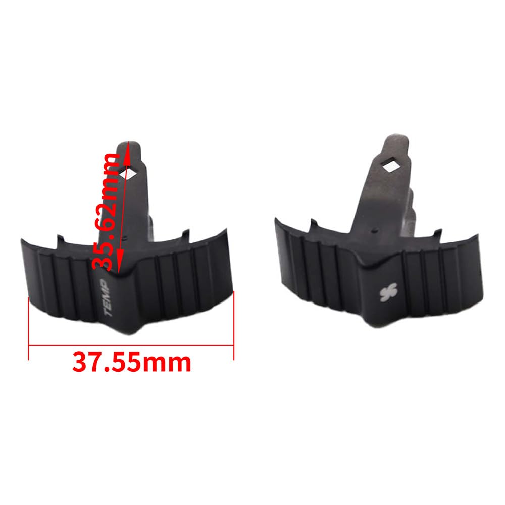 1 Paio di Temp Termoventilatore Controllo HVAC A/C Set di Pulsanti Compatibile con Porsche 987.1 Cayman Boxster