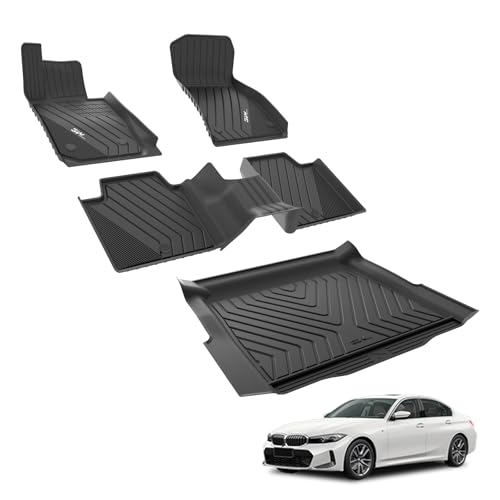 Tapis de sol en TPE 3W premium coffre et habitacle pour BMW G20