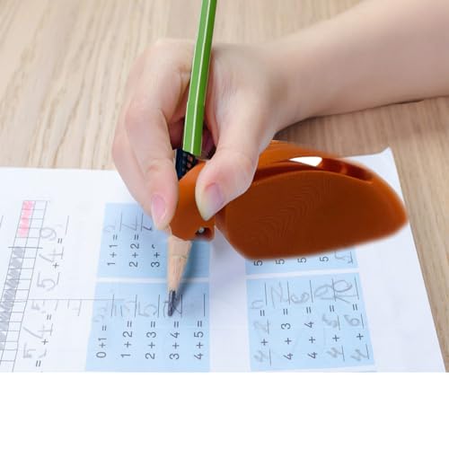 SONGBIRDTH Assistive Writing & Drawing Device, Adaptive Tool for Easy Sketching and Note-Taking, Promoting Independence Better Control Finger Holder Tool for Both Left Right Hands (Orange)