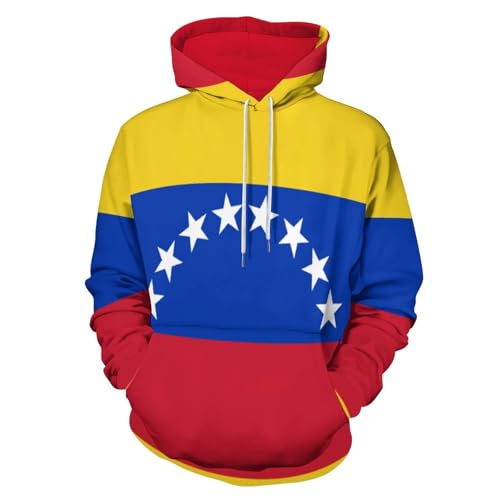 Sweat à capuche imprimé en 3D Venezuela, le pull mode idéal pour vos sorties urbaines relax