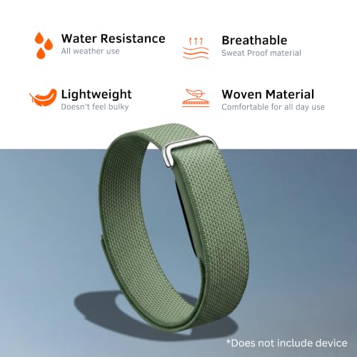 Image of Nylon Strap (Titanium Buckle) Compatible with Google Fitbit Air