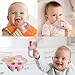 Baby Fruit Feeder & Breastmilk Popsicle Mold Set – 3 Pack Silicone Teething Relief Kit with Food Feeder Pacifier, Freezer Tray with Lid & Baby Teether (Blush)