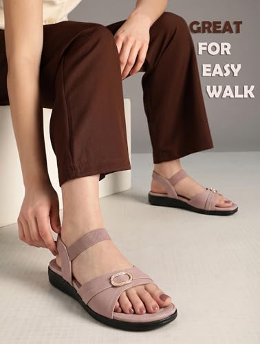 BLISS BALANCE Extra Soft Memory Foam Doctor Sandal Purple - Image 3