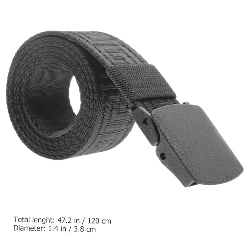 Outdoor Mens Polyester Belt Camping Waistband Casual Braided Leisure Strap for Hiking and Travel2