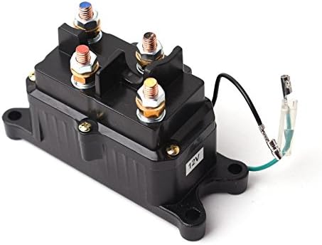 12V Solenoid Relay Contactor & Winch Rocker Thumb Switch Combo for ATV UTV