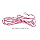 Pssopp Kleintiere Leine - Haustier Ratte Maus Hamster Harness Verstellbar Outdoor Leine für Walking Training - Bunny Frettchen Kleintier (Pink Rosarot)