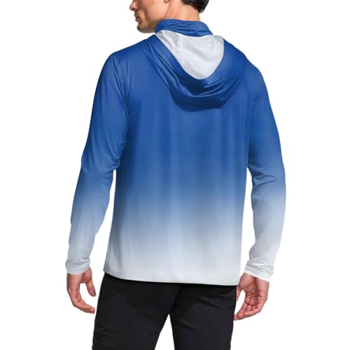 Camo Long Sleeve Shirt Men Golf Performance Apparel Running Dry Fit Athletic Hoodie Fishing Shirt with Hood3