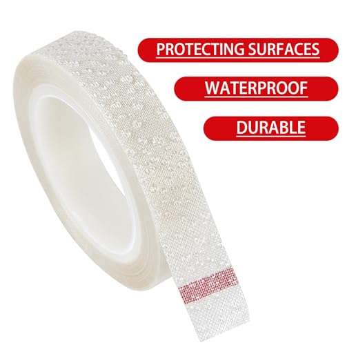 Image of Low Friction Drawer Slide Tape - 2 Rolls 1 /2 inch x33FT, Squeak Resistant & Abrasion Resistance Surface Protection Tape for Furniture, Tools,Wood,Drawer,Cabinet,Curtain(White)