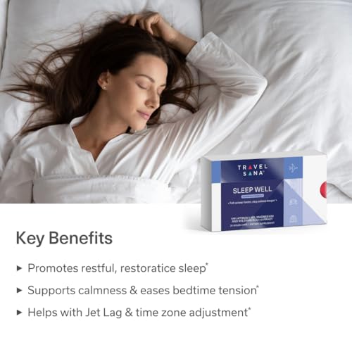 TRAVELSANA Sleep Aid & Jet Lag Support