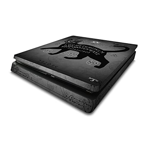 Skin PS4 Slim Alchemy Gothic autocollant chat noir pour sublimer votre espace gaming salon