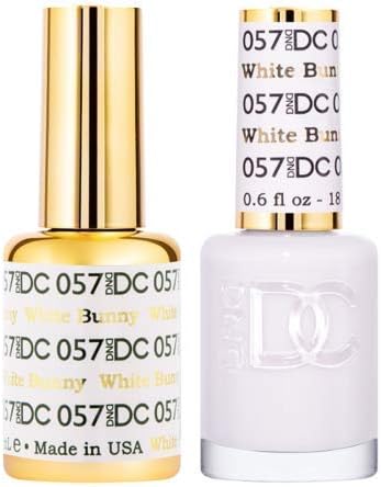 DND DC Duo Gel + Polish - 057 White Bunny