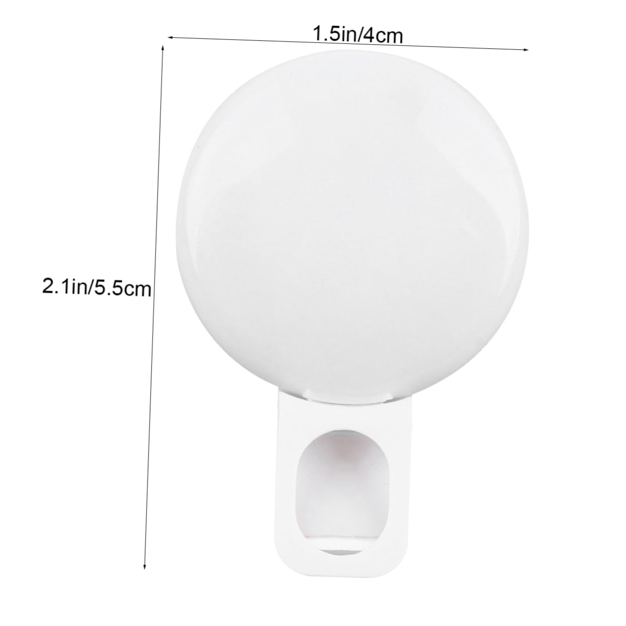 DIYEAH Portable Led Selfie Ring Light Clip Selfie Ring Light for Computer Mini Fill for Mobile Phone