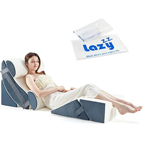 Lazyzizi Orthopedic Bed Wedge Pillow Set Cover