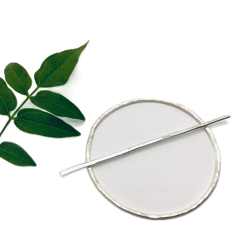925 Sterling Silver, Sterling Silver Hair Pin, Shawl Pin, Boho Style, Jewelry For Her, Versatile Open Circle Hair Accessory, Hair Jewelry, Pin For Hair, Perfect for summer Hair clip, Gift For Her