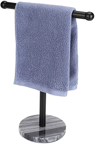 Porte-serviettes doré marbre chic en acier inoxydable 304