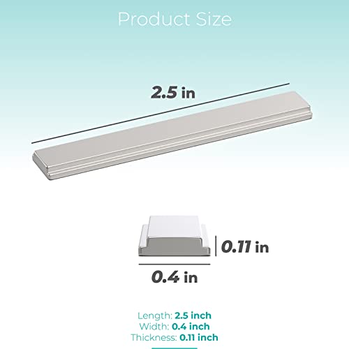 Grongu Shower Door Magnet - 2-1/2 In Long Shower Door Strike Jamb Replacement Magnet For Glass Shower Doors Swing Shower Doors Shower Door Handle #TOP1