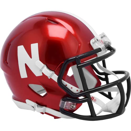 Riddell Nebraska Cornhuskers NCAA Flash Alternative Speed Mini Football Helmet