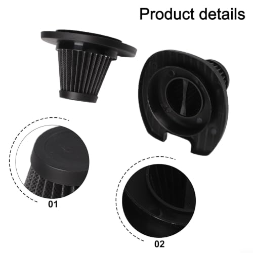 Lot de 4 filtres de rechange pour aspirateur vertical filaire BLACK+DECKERRC EV1416 3 en 1, filtres en polyester lavables pour une utilisation à long terme (4 filtres) – vue 3