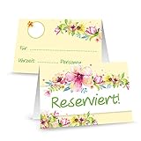 Die bunten Reserviertschilder sind super zum Kennzeichnen von reservierten Tischen in Restaurant, Bar, Cafe, Biergarten, Außengastronomie, Eiscafe, Wirtshaus, Hotel - auch zu Anlässen wie Hochzeit, Geburtstag, Veranstaltung, Seminar, etc.