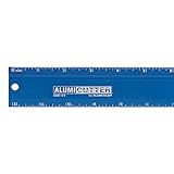 Alumicolor Alumicutter, Safety Ruler and Straight Edge, Aluminum, 36 inches, Blue (1316-5)