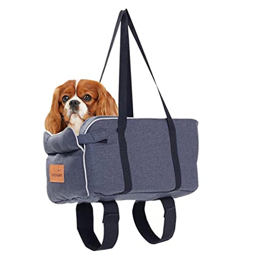 Assento de segurança para animais de estimação | Car Braço Box Pet Carrier | Assento de carro acolch