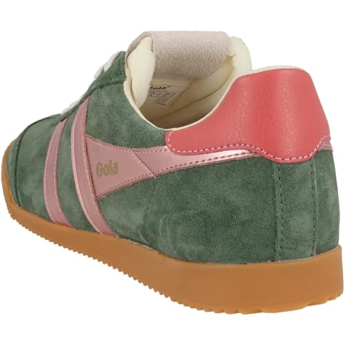 Image of Gola Women's Elan Glitz Suede Sneakers