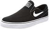 Nike SB Stefan Janoski Canvas Slip (GS) Youth Shoes - 882988 (Black/White, Numeric_6)