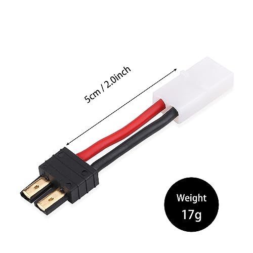 RC Stecker, Silikon, Female Adapter, 2 Teile/Satz, 5 cm, 14 AWG, RC Kabel, Adapterkabel f&uuml;r Modelle, Rennwagen, Drohnen, RC Lipo Batterie