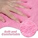 SEG Direct Auto Center Console Cover, Furry Car Armrest Cover, Soft Fluffy Middle Console Pad, Car Armrest Seat Box Cover for Women Men, Universal Fit for Most Vehicle, SUV, Truck, Car (Pink)