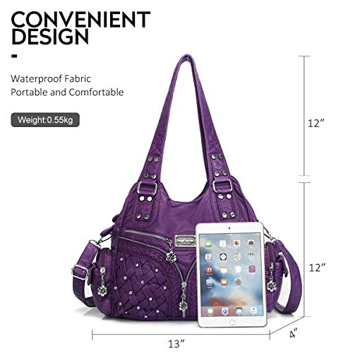 Image of Angel Barcelo Purses for Women Large Shoulder Bag Soft Hobo Bags for Women