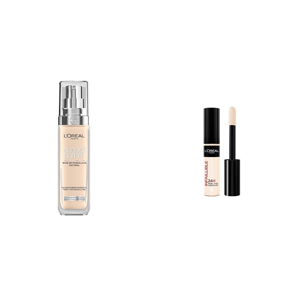 L'Oréal Paris True Match Bakım Yapan Fondöten + Infaillible Tüm Yüze Uygulanabilir Kapatıcı 322 Ivory