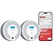 WiFi/WLAN günstig Kaufen-X-Sense WLAN-Rauch- und Kohlenmonoxidmelder mit austauschbarer Batterie, Smart Kombinationsmelder mit App, kompatibel mit der X-Sense Home Security-App, SC07-WX, 2er Set