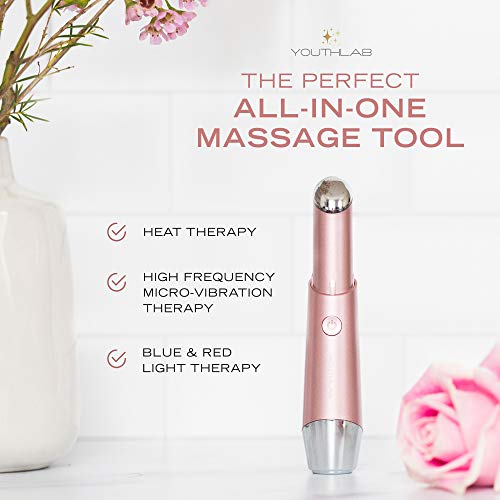 Youthlab Eye & Face Massager Tool/Wand/Pen, Heated/Warm, Vibration, Anti Aging, Firm/Tone, Eye Fatigue, Puffy Eyes/Dark Circles/Eye Bags, Smooth Lip Wrinkles, Enhance Product Absorption, Acupressure #TOP1