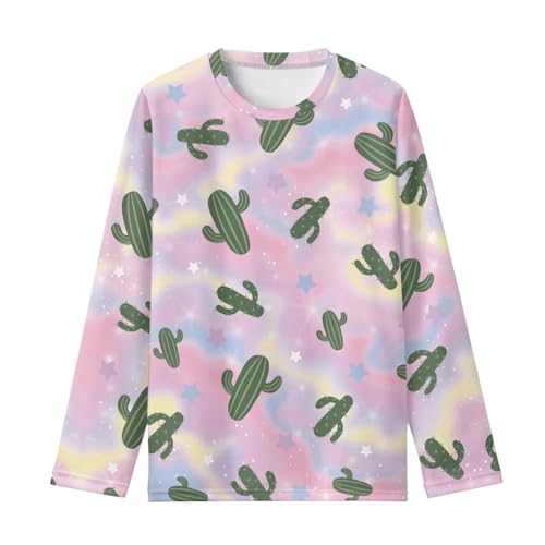 Image of Long Sleeve Shirts for Girls Winter Tops 3-16t Cartoon T Shirts for Fall Clothes