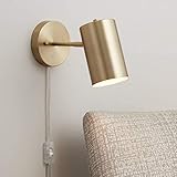 Carla Polished Brass Down-Light Pin-Up Wall Lamp - 360 Lighting
