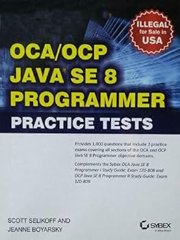 Paperback Oca / Ocp Java Se 8 Programmer Practice Tests Book