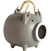 昭和レトロ　ファンシー  スイカのおばけ＆ブタ　蚊取り線香カバー 灰皿　陶器製 m22651209564_1.jpg?1717483836